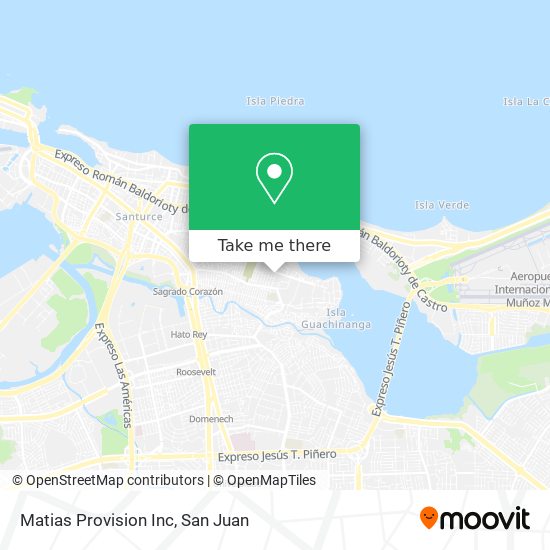 Matias Provision Inc map