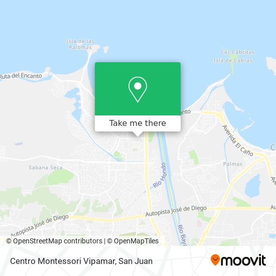 Centro Montessori Vipamar map
