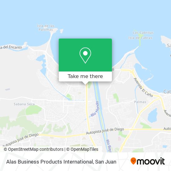 Alas Business Products International map