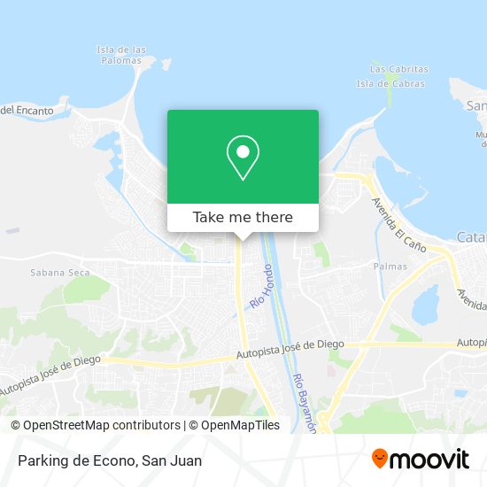 Parking de Econo map
