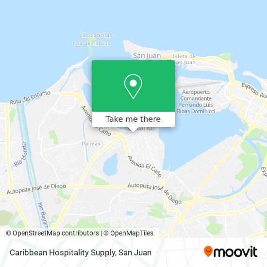 Mapa de Caribbean Hospitality Supply