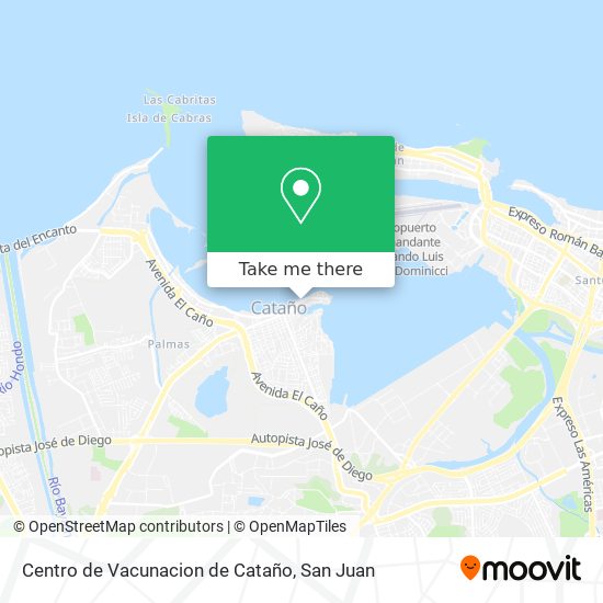 Centro de Vacunacion de Cataño map