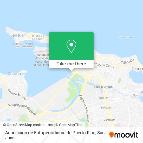 Asociacion de Fotoperiodistas de Puerto Rico map