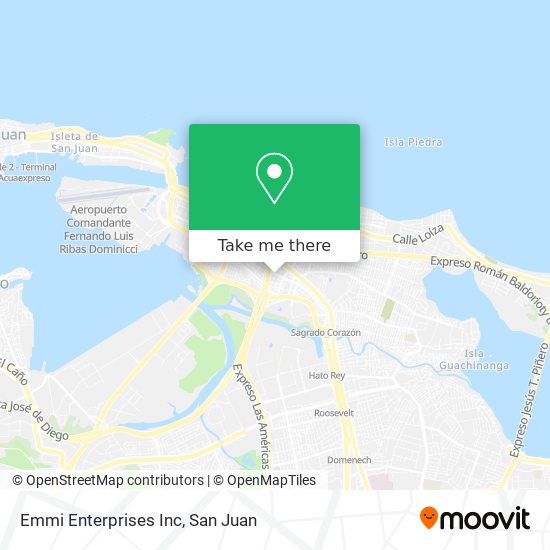Mapa de Emmi Enterprises Inc