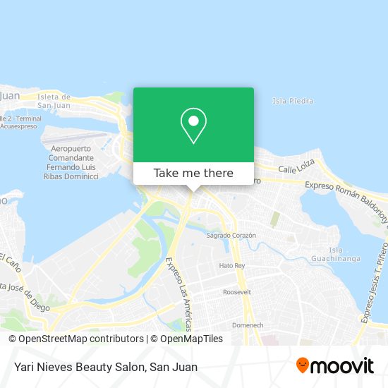 Mapa de Yari Nieves Beauty Salon