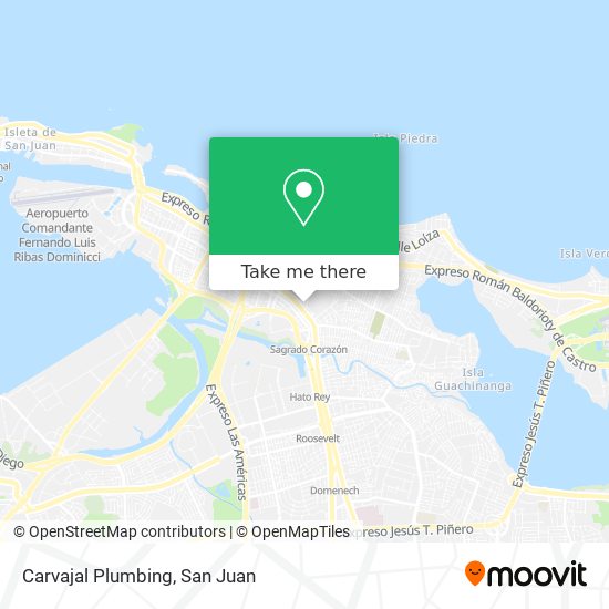 Carvajal Plumbing map