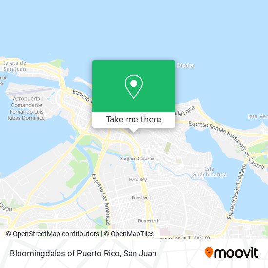 Bloomingdales of Puerto Rico map