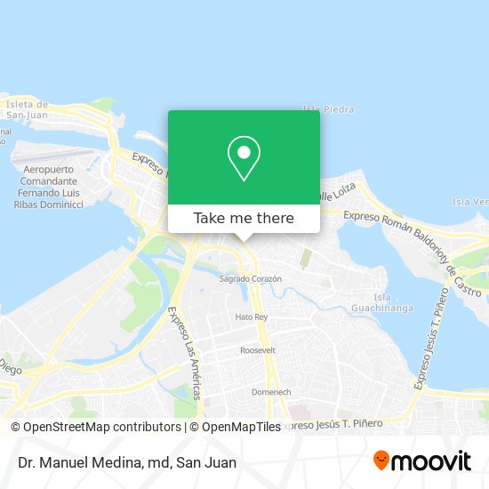 Mapa de Dr. Manuel Medina, md