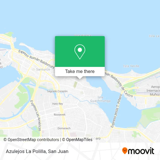 Azulejos La Polilla map