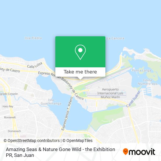 Amazing Seas & Nature Gone Wild - the Exhibition PR map