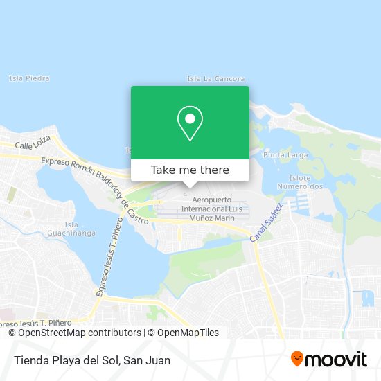 Tienda Playa del Sol map