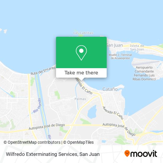 Wilfredo Exterminating Services map
