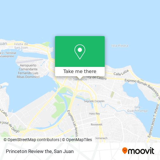 Princeton Review the map