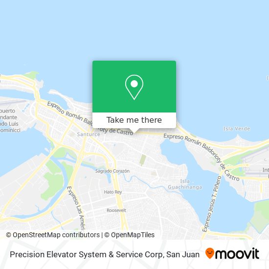 Precision Elevator System & Service Corp map