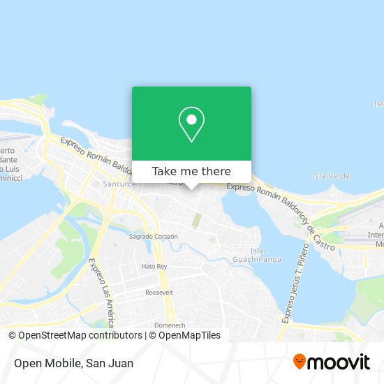 Open Mobile map