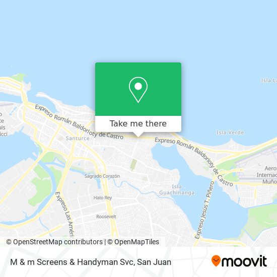 Mapa de M & m Screens & Handyman Svc