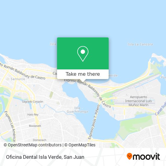 Mapa de Oficina Dental Isla Verde