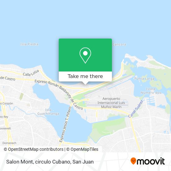 Mapa de Salon Mont, circulo Cubano