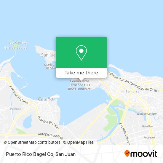 Puerto Rico Bagel Co map