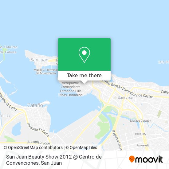 San Juan Beauty Show 2012 @ Centro de Convenciones map