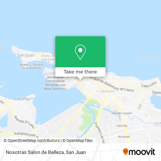 Nosotras Salon de Belleza map