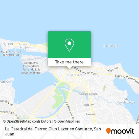 La Catedral del Perreo Club Lazer en Santurce map