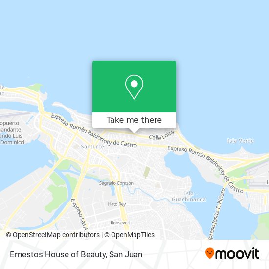 Ernestos House of Beauty map