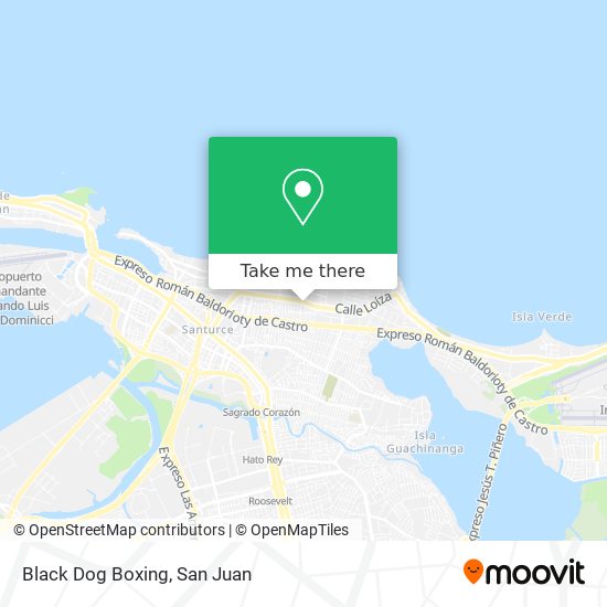 Mapa de Black Dog Boxing