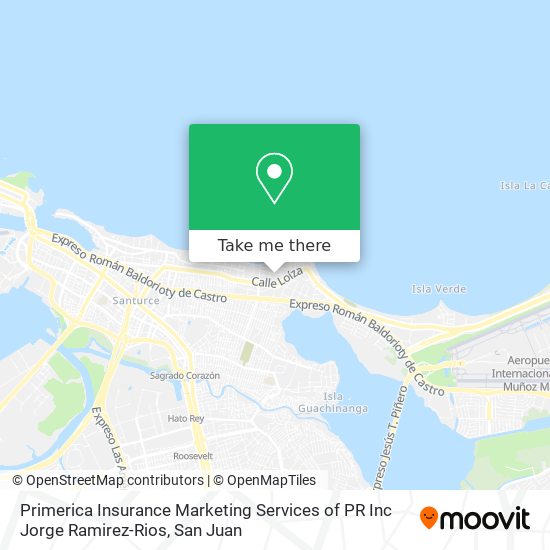 Primerica Insurance Marketing Services of PR Inc Jorge Ramirez-Rios map