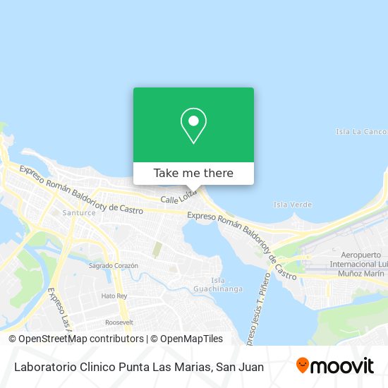 Laboratorio Clinico Punta Las Marias map
