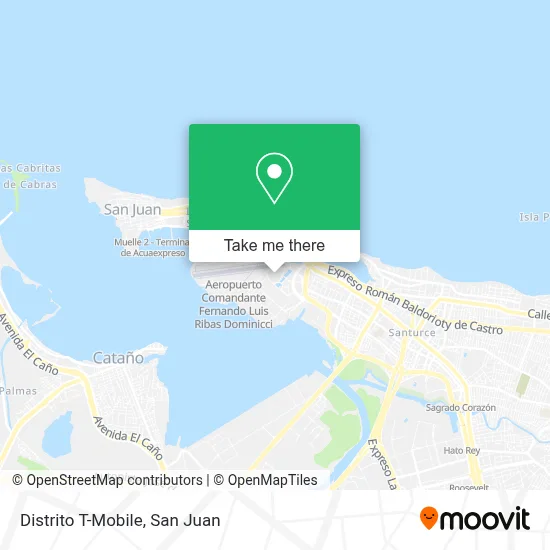 Distrito T-Mobile map