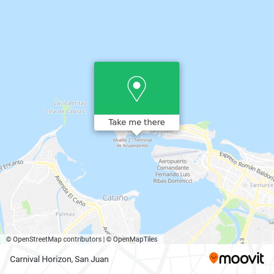 Carnival Horizon map