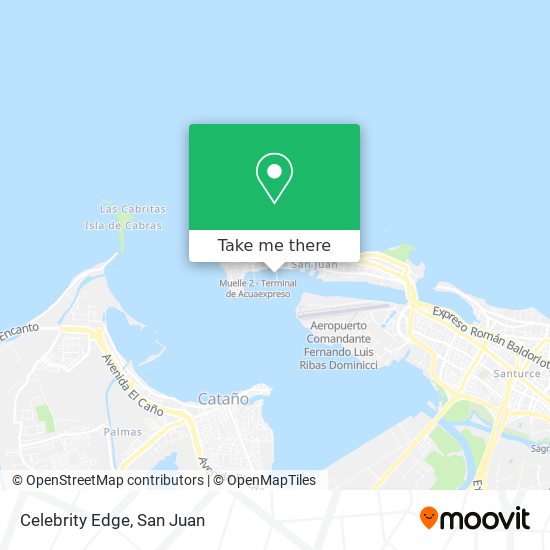 Celebrity Edge map