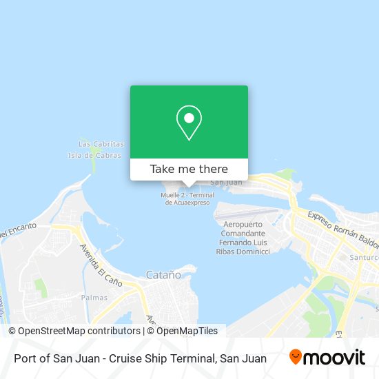 Port of San Juan - Cruise Ship Terminal map