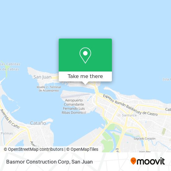 Basmor Construction Corp map