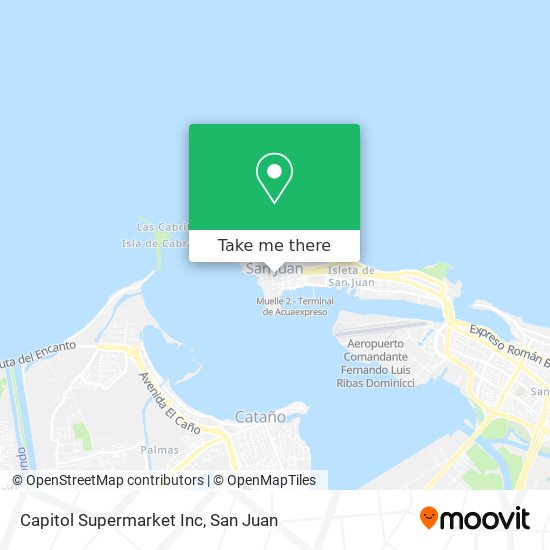 Capitol Supermarket Inc map