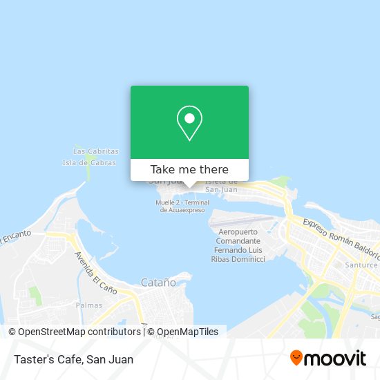 Taster's Cafe map
