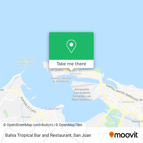 Bahia Tropical Bar and Restaurant map