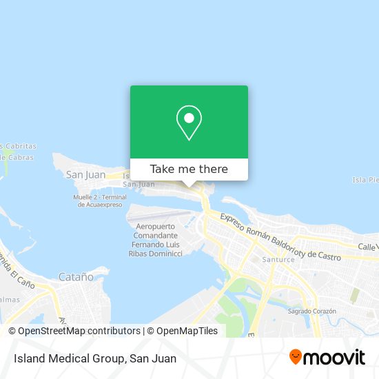 Island Medical Group map