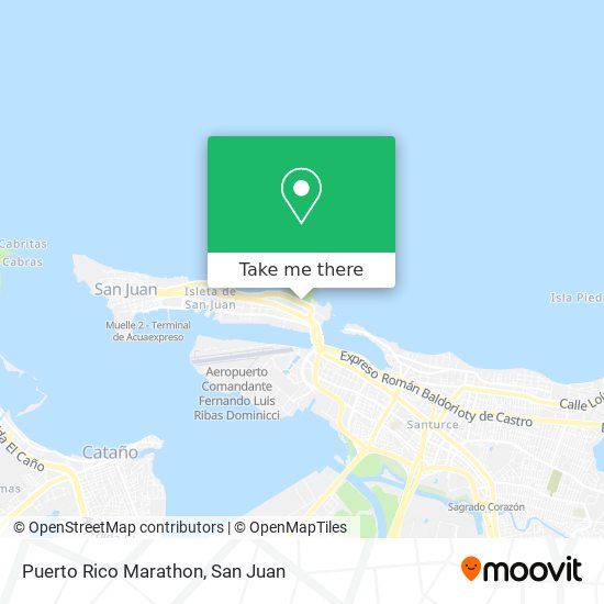 Puerto Rico Marathon map