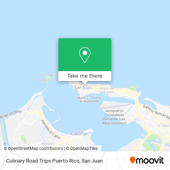 Culinary Road Trips Puerto Rico map