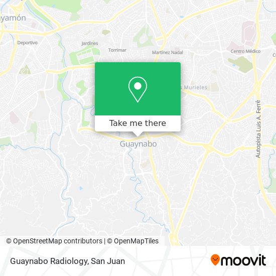 Guaynabo Radiology map