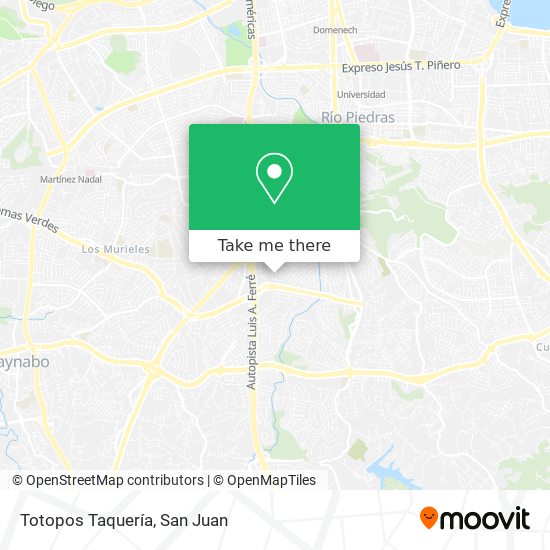 Totopos Taquería map