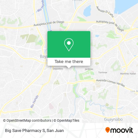 Big Save Pharmacy S map