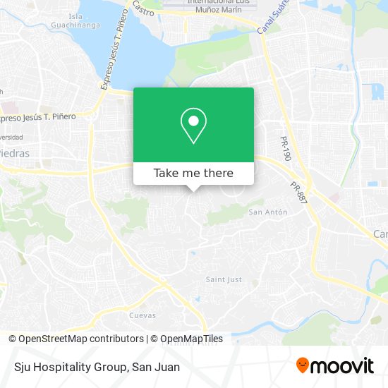 Mapa de Sju Hospitality Group