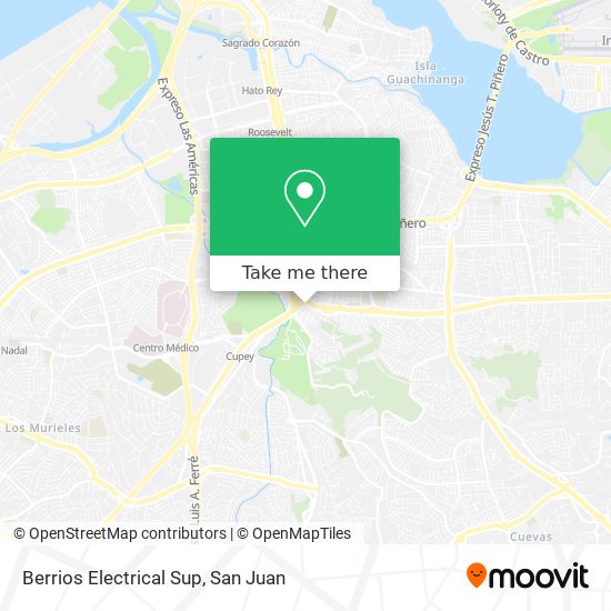 Berrios Electrical Sup map