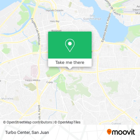 Mapa de Turbo Center