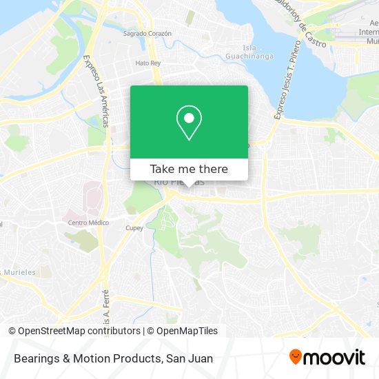 Bearings & Motion Products map