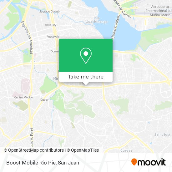 Boost Mobile Rio Pie map