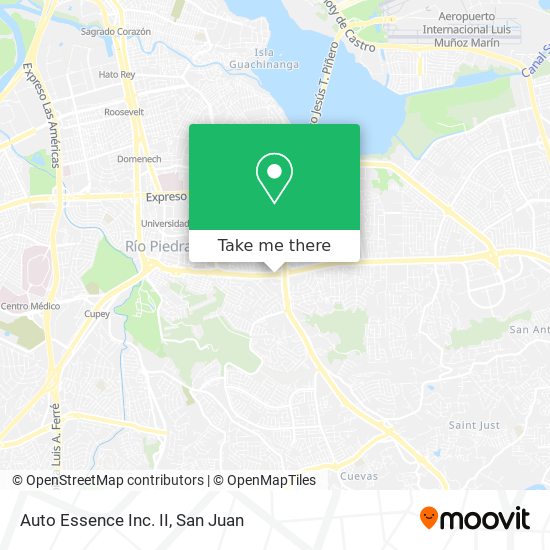 Auto Essence Inc. II map